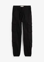 Pull on-cargobukse med stretch, Regular Fit, bonprix