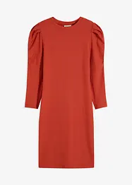 Kjole i ribbet jerseymateriale, bonprix