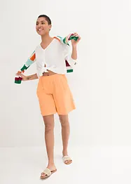 Bermudashorts i lin og bomull, bonprix
