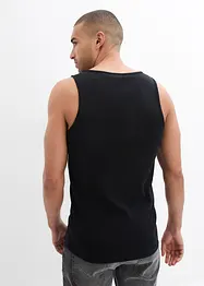 Singlet i mykt ribbet materiale (3-pack), bonprix