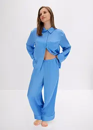 Oversized pyjamas i sateng, bonprix