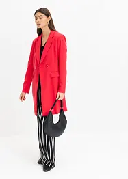 Lang blazer med V-hals, lange ermer, bonprix