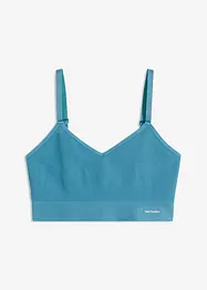 Feel Comfort Seamless-BH-topp i ribbemateriale, bonprix