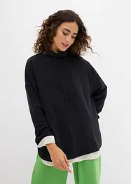 Sweatshirt med viskose, bonprix