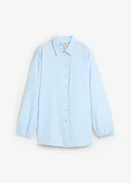 Oversized bluse i bomullspoplin, bonprix