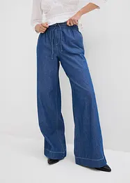 Wide Leg-jeans, Mid Waist, komfortlinning, bonprix