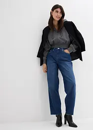 Baggy-jeans Mid Waist, komfortlinning, Super Soft, bonprix