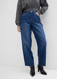 Baggy-jeans Mid Waist, komfortlinning, Super Soft, bonprix
