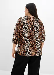 Bluse i lett viskosemiks, bonprix