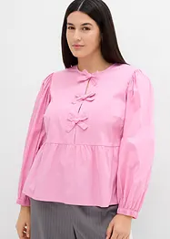 Bluse med sløyfedetaljer, bonprix