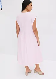 Jerseykjole i utskrådd modell med twist-detalj, bonprix
