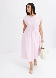 Jerseykjole i utskrådd modell med twist-detalj, bonprix