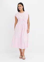 Jerseykjole i utskrådd modell med twist-detalj, bonprix