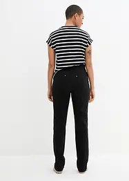 Bukse i bengalin med stretch og komfortlinning, Straight, bonprix