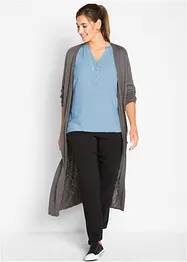 Bukse i bengalin med stretch og komfortlinning, Straight, bonprix