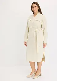 Skjortekjole i midi-lengde, bonprix