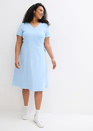 Jerseykjole i omslagsstil, bonprix