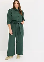 Utility-jumpsuit med puffermer, bonprix