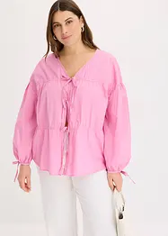 Bluse med sløyfer, bonprix