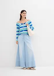 Wide Leg-jeans, Mid Waist, komfortlinning, bonprix