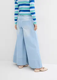 Wide Leg-jeans, Mid Waist, komfortlinning, bonprix