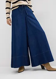 Wide Leg-jeans, Mid Waist, komfortlinning, bonprix