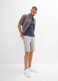 Pull on-bermudashorts i denim med stretch, Regular Fit, bonprix