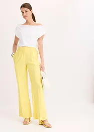 Off shoulder-topp i økologisk bomull, bonprix