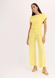 Off shoulder-topp i økologisk bomull, bonprix