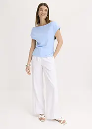 Off shoulder-topp i økologisk bomull, bonprix