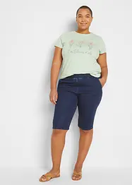Basic T-skjorte med trykk (2-pack), bonprix