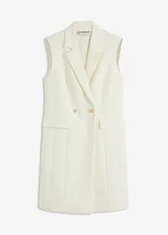 Lang vest i blazer-look, bonprix
