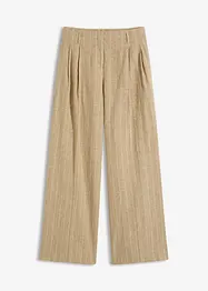 Bukse med lin og legg, bonprix