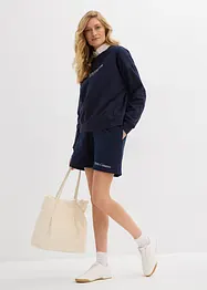 Sweatshorts med broderi, bonprix