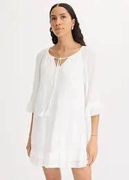 Kjole i boho look med broderi, bonprix