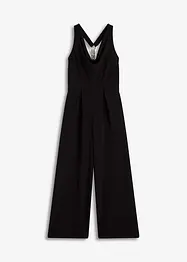 Jumpsuit med drapert utringning, bonprix