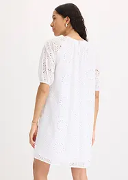 Kjole med hullbroderi, bonprix