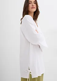 Oversized topp i økologisk bomull med elastan, bonprix