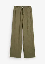 Vid slip on-bukse av krepp, bonprix
