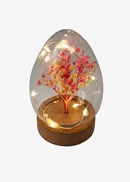 LED-pyntegjenstand egg med tørkede blomster, bonprix