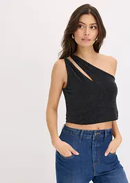 Topp med one shoulder twist, bonprix