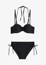 Balconette-bikini med avtagbare halterneck-stropper (2-delt sett), bonprix