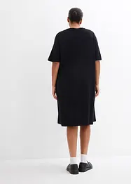 Trikotkjole i A-modell og viskosemiks, bonprix