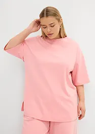 Lang topp i interlock-materiale, bonprix
