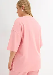 Lang topp i interlock-materiale, bonprix