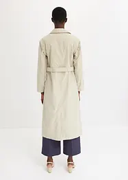 Kåpe i trenchcoat-look med avtagbare ermer og nederdel, bonprix