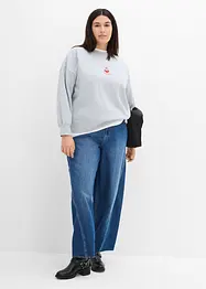 Oversized sweatshirt i økologisk bomull, bonprix