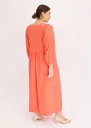 Midikjole i strukturert jersey, bonprix