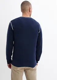 Finstrikket genser i 100% bomull, bonprix