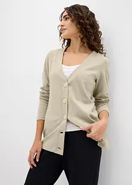 Cardigan i økologisk bomull, bonprix